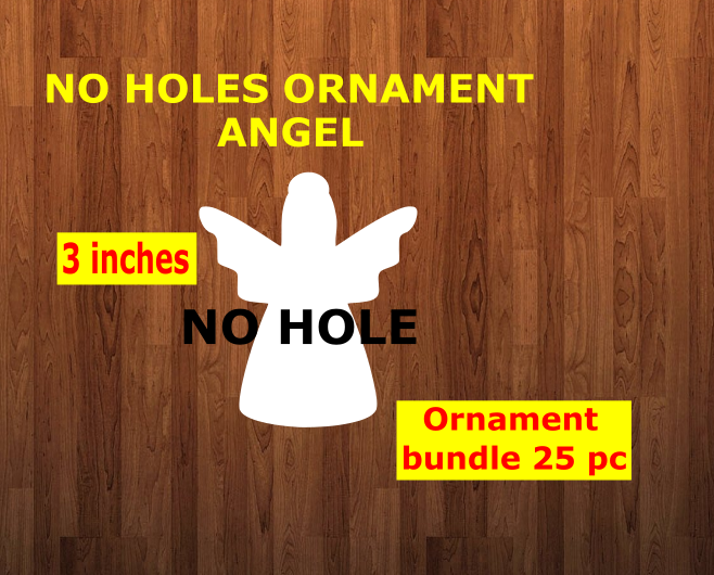 10pc or 25pc  Angel NO holes - Ornament Bundle Price