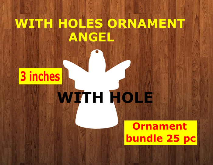 10pc or 25pc  Angel With hole - Ornament Bundle Price