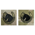 Army Embroidered Identification Badge on OCP Sew On: US Military Horseman
