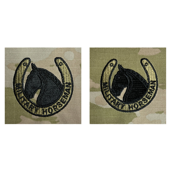 Army Embroidered Identification Badge on OCP Sew On: US Military Horseman