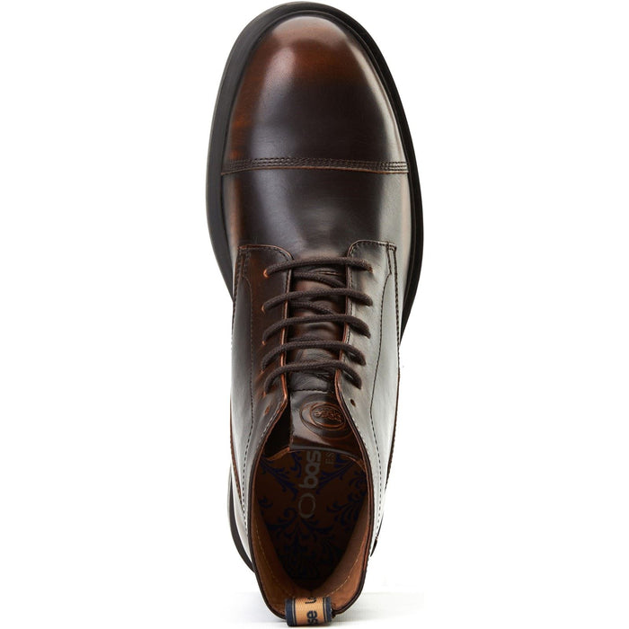Base London Boulton Leather Men's Brown Ankle Boots