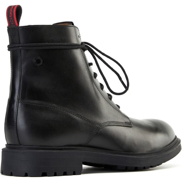 Base London Brunel Leather Men's Black Ankle Boots