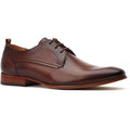 Base London Gambino Leather Men's Dark Brown Lace-Up Shoes