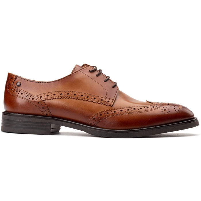 Base London Pocket Leather Men's Tan Brogues Shoes