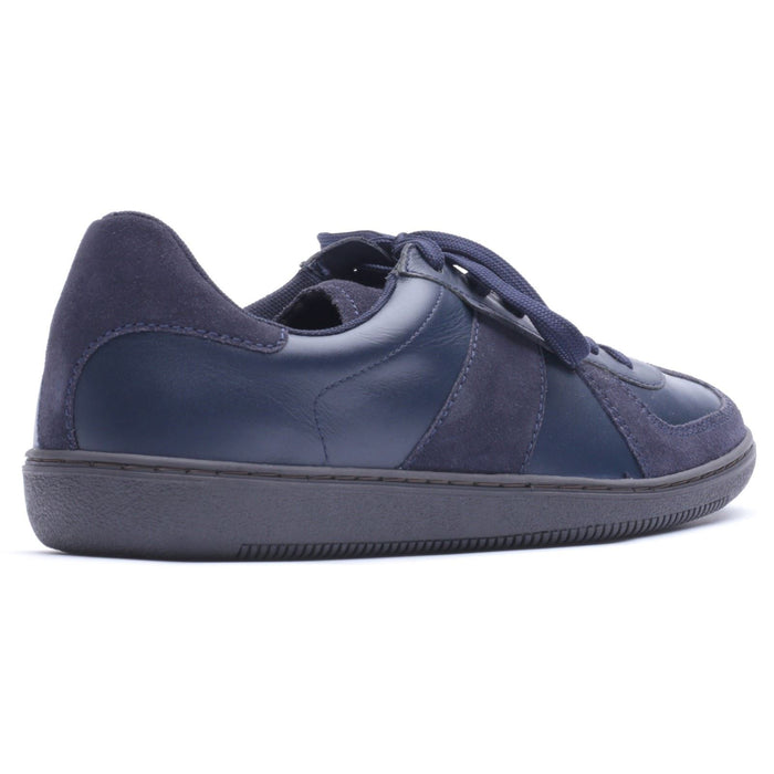 Base London Tommo Leather Men's Navy Trainers