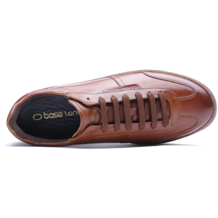 Base London Tucker Leather Men's Tan Trainers