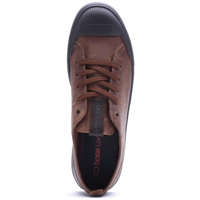 Base London Volt Leather Men's Tan Lace-Up Shoes