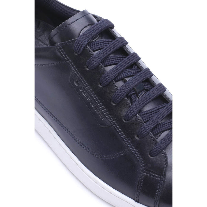 Base London Zammo Leather Men's NAVY Trainers