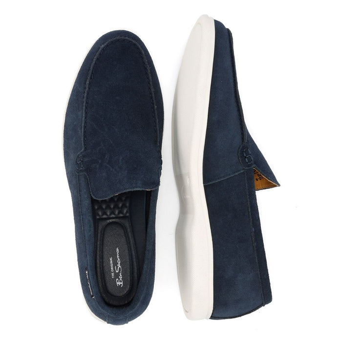 Ben Sherman Amarillo Suede Men's Navy Loafers