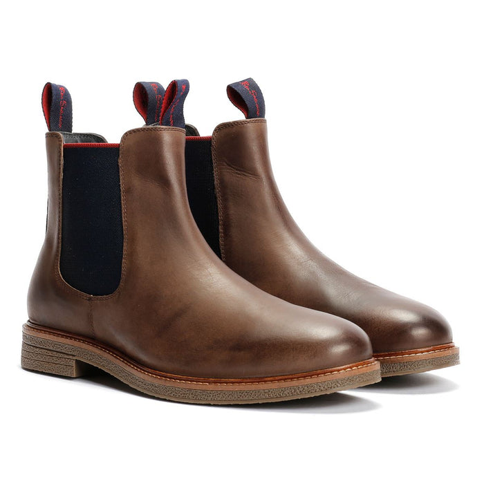 Ben Sherman Walker Chelsea Leather Men's Brown Boots