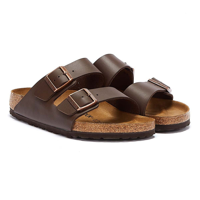 Birkenstock Arizona Birko-Flor Men's Brown Regular Sandals