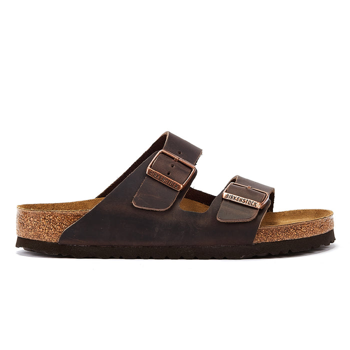 Birkenstock Arizona Birko-Flor Men's Brown Regular Sandals