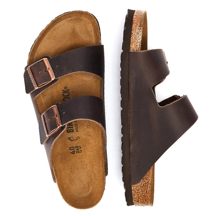 Birkenstock Arizona Birko-Flor Men's Brown Regular Sandals