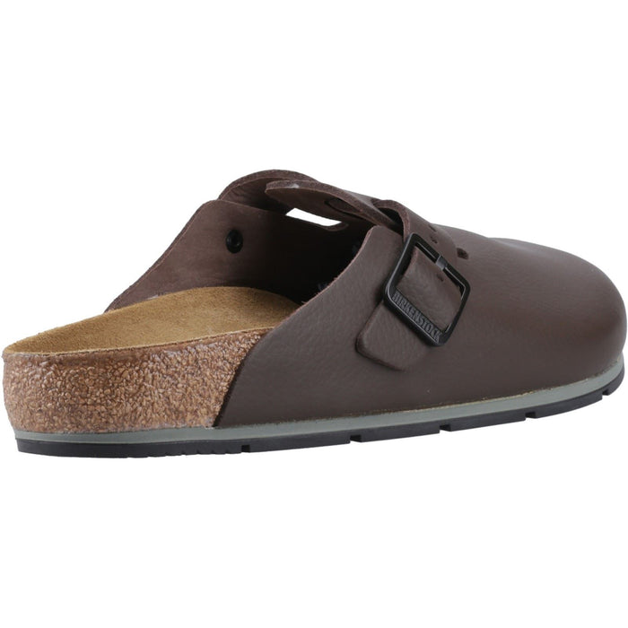 Birkenstock Boston Pro Leather Men's Java Narrow Fit Clogs