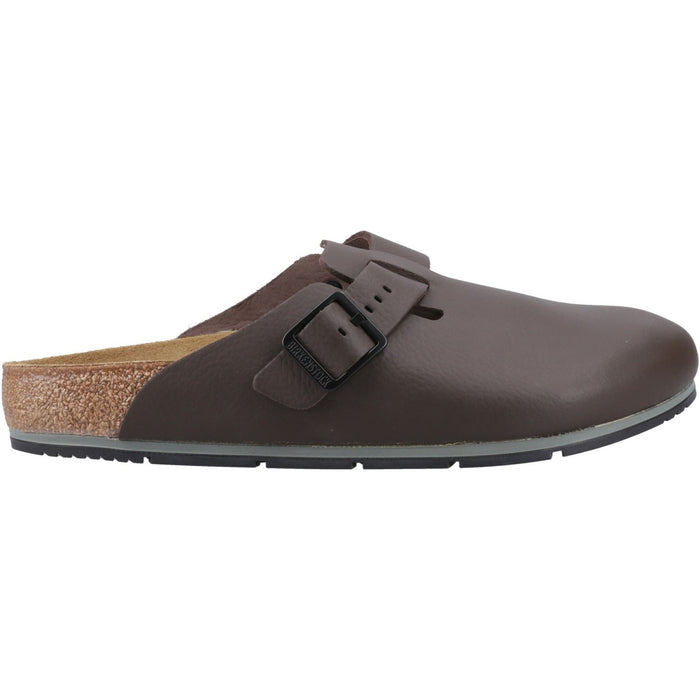 Birkenstock Boston Pro Leather Men's Java Narrow Fit Clogs