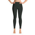 Black + Green Team Leggings