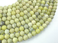 Butter Jade, 8mm Round Beads-BeadBasic