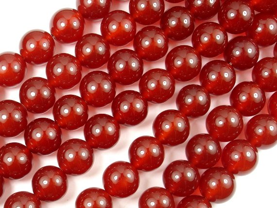 Carnelian, 12mm Round Beads-BeadBasic