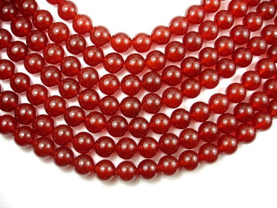 Carnelian, 12mm Round Beads-BeadBasic