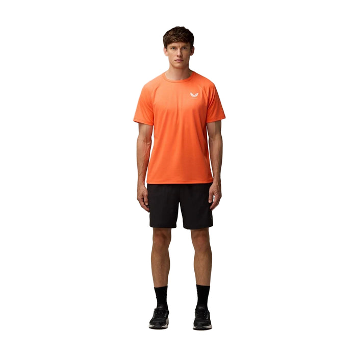 Castore Adapt Training T-Shirt Polyester Men's Orange Activewear T-Shirts