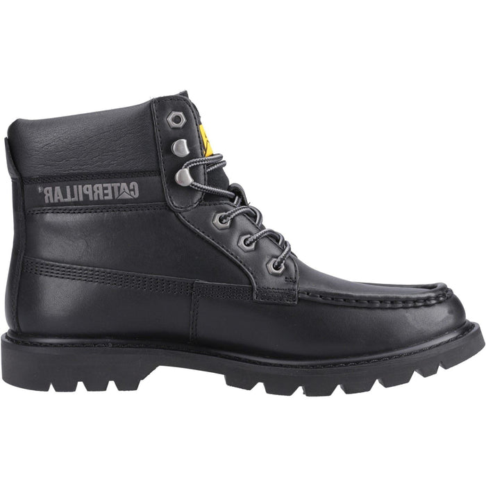 Caterpillar  Colorado Moc Toe Leather Men's Black Ankle Boots