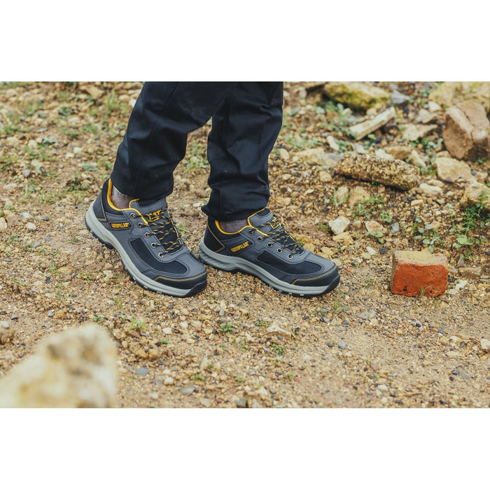 Caterpillar Elmore Low Synthetic Grey Safety Trainers