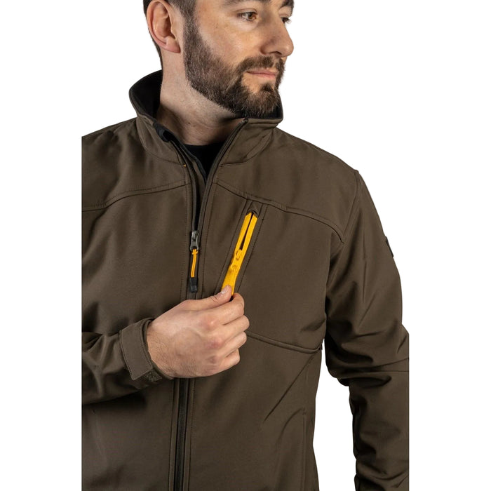 Caterpillar Essentials Shell Men's Moss Softshell Jacket