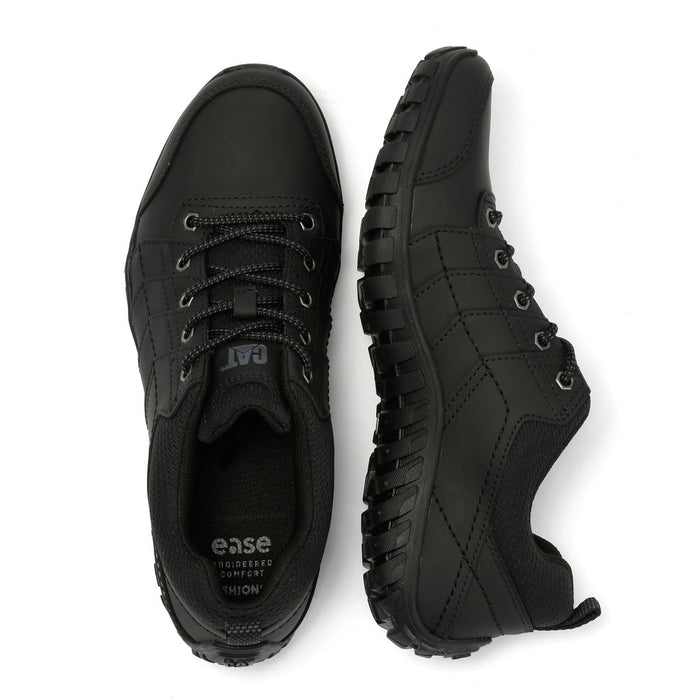Caterpillar Instruct Suede Men's Black Lace-Up Shoes