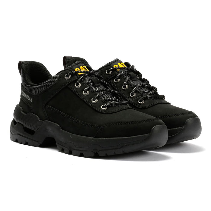 Caterpillar Surge Hiker Lo Waxy Nubuck Men's Black Lace-Up Shoes