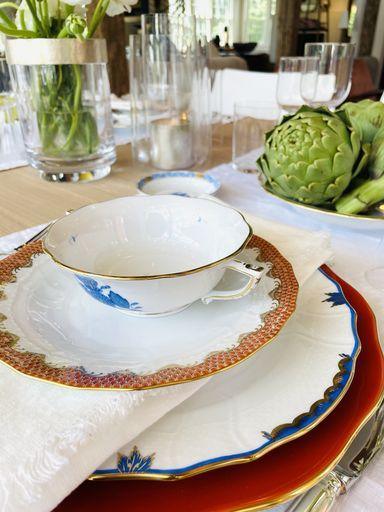 Herend Chinese Bouquet 8oz. Cream Soup Bowl by Herend Tabletop New Dinnerware