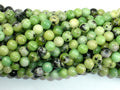 Chrysoprase Beads, 6mm Round Beads-BeadBasic