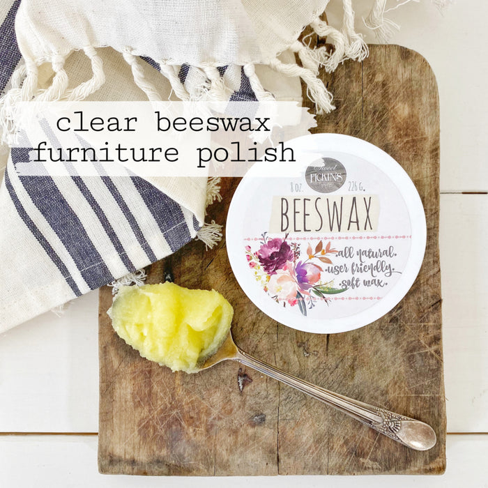 Clear Beeswax | Furniture Polish - Piglet's Closet