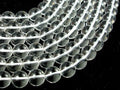 Clear Quartz, 12mm Round Beads-BeadBasic