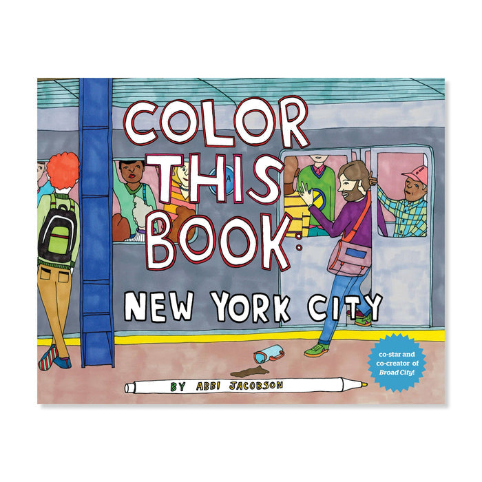 Color this Book: New York City - bubblegum market