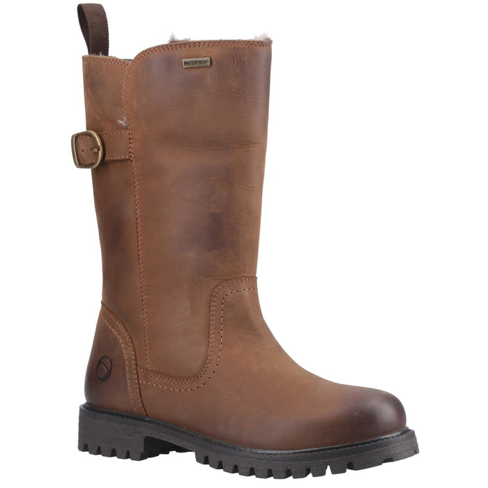 Cotswold Winchcombe Leather Women's Tan Boots