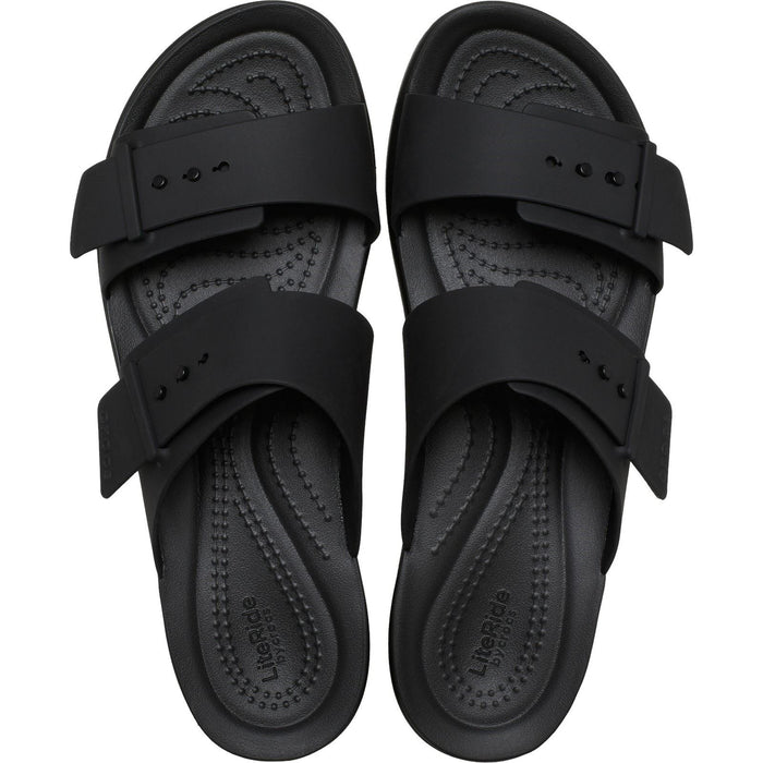 Crocs Brooklyn Buckle Women's Black Sandals