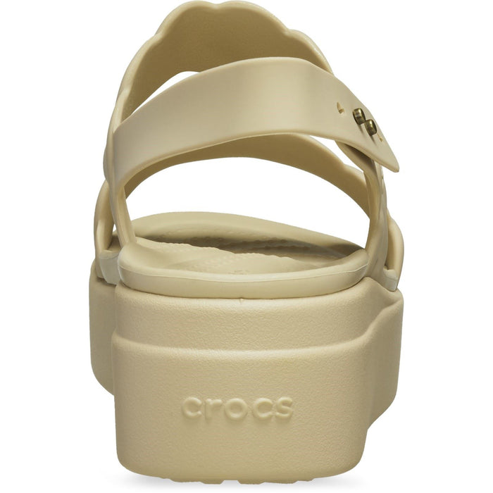 Crocs Brooklyn Woven Synthetic Women's Chai Sandals