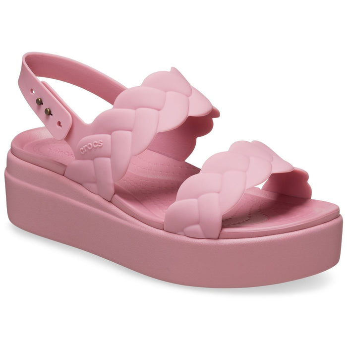 Crocs Brooklyn Woven Synthetic Women's Rosette Sandals