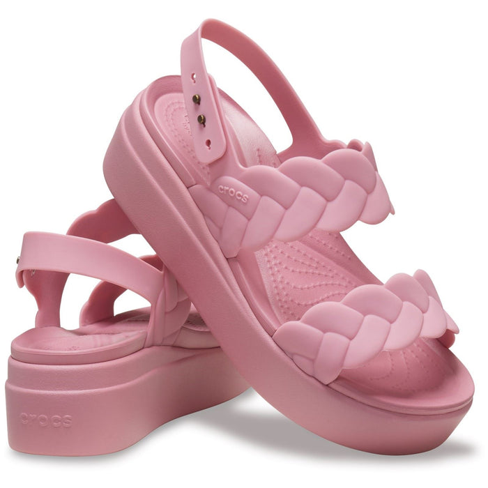 Crocs Brooklyn Woven Synthetic Women's Rosette Sandals