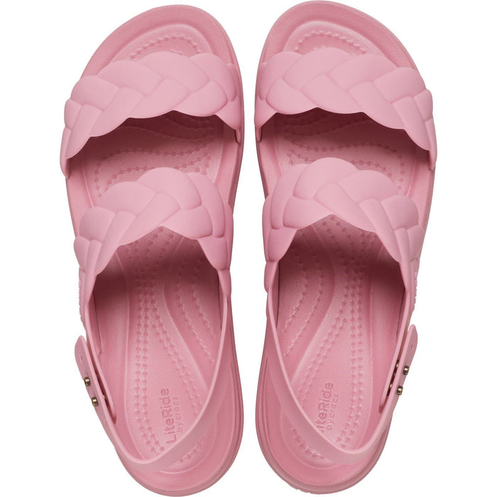 Crocs Brooklyn Woven Synthetic Women's Rosette Sandals