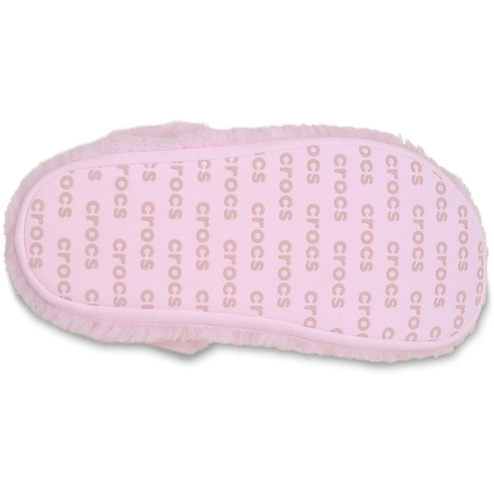 Crocs Classic Cozzzy Polyester Women's Pink Milk Slippers