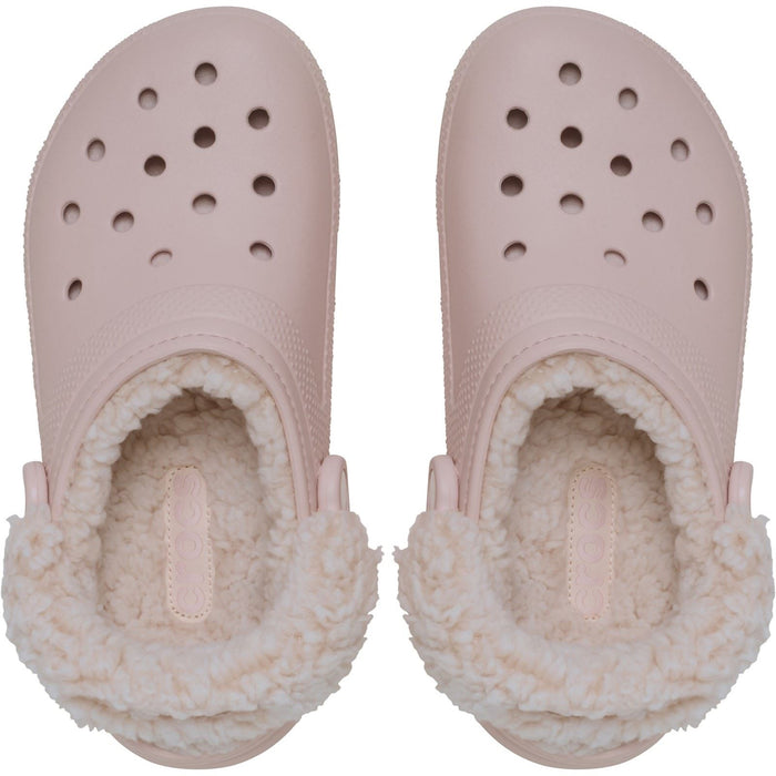 Crocs Classic Fleece Lined Polyester Blend Women's Quartz Clogs
