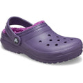 Crocs Classic Lined Thermoplastic Kids Nightshade Clogs