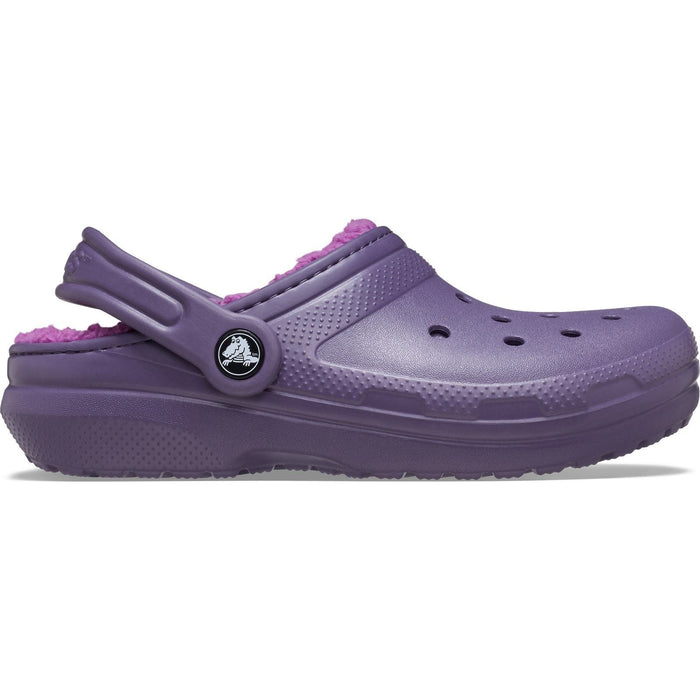 Crocs Classic Lined Thermoplastic Kids Nightshade Clogs