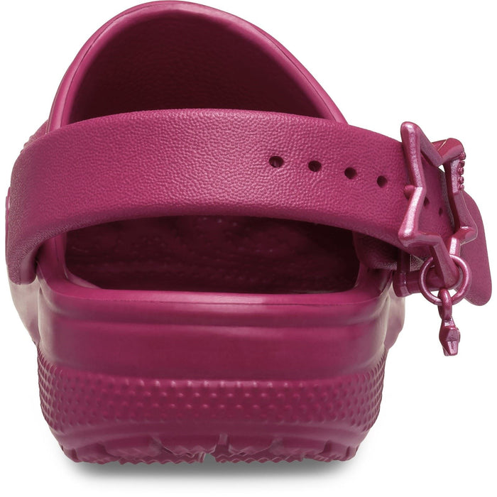 Crocs Classic Star Buckle EVA Girl's Royal Pink Clogs