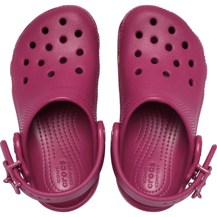 Crocs Classic Star Buckle EVA Girl's Royal Pink Clogs