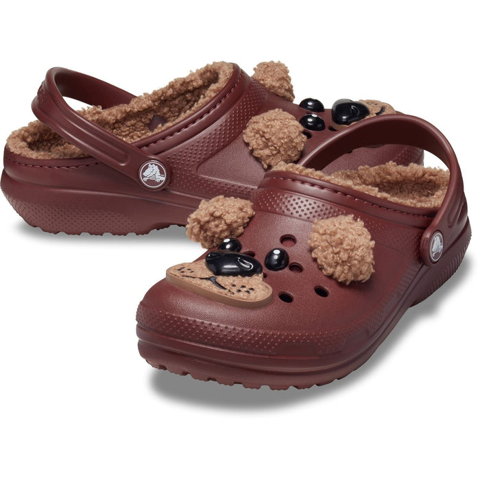 Crocs Toddler Classic Lined Synthetic Bear Clogs