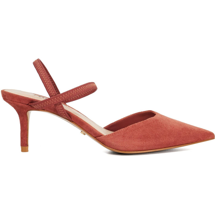 Dune Classical Leather Women's Coral Heels