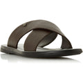 Dune Frankss Leather Men's Brown Sandals