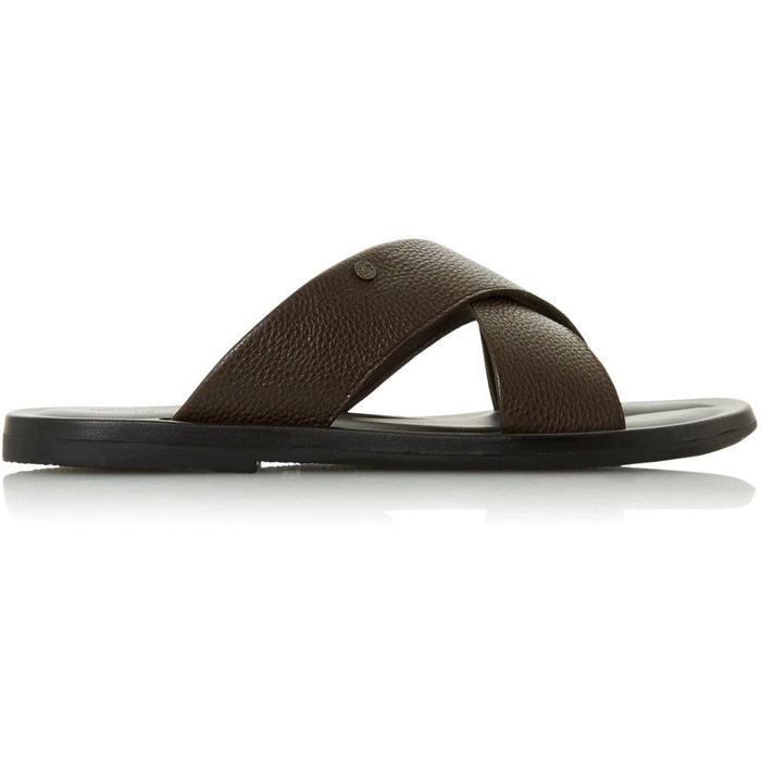 Dune Frankss Leather Men's Brown Sandals